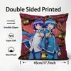 Anime Welcome To Demon School Iruma-kun Pillow Case Pattern Printed Pillowcase for Living Room Sofa Cushion Cover Bedroom Decor