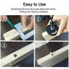 with 3/8 Steel Bushing Vertical Doweling Jig Kit Woodworking Hole Puncher  Carpentry