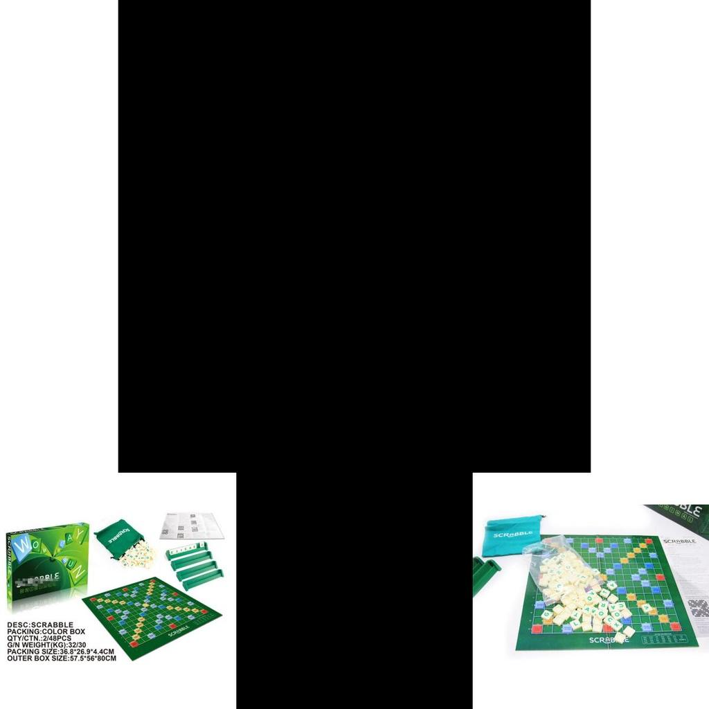 Klassisches Scrabble Original Wortbildungs-Brettspiel für Familienspaß und Lernen