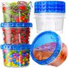 Food Storage Containers Stackable Sealed Storage Box with -Free Sealed Jars Kitchen Organizer