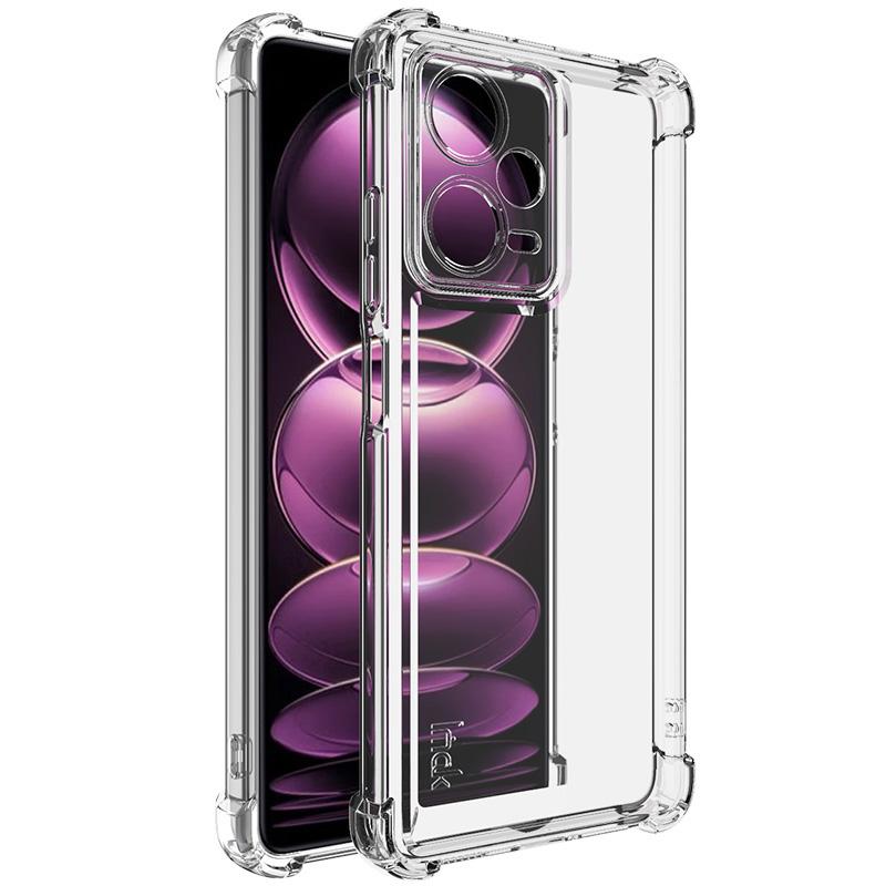 

Серия IMAK UX-4 Для Xiaomi Redmi Note 12 Pro 5G Чехол Прямая рамка Четырехугольный противоударный Прозрачный чехол из ТПУ A