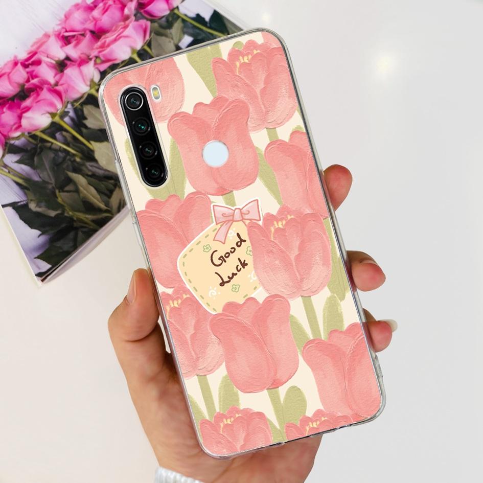 For Xiaomi Redmi Note 8 Case Cute Cartoon Soft Silicone Phone Cases For Xiaomi Redmi Note 8T 8 t Cover On Redmi Note8 Back Coque