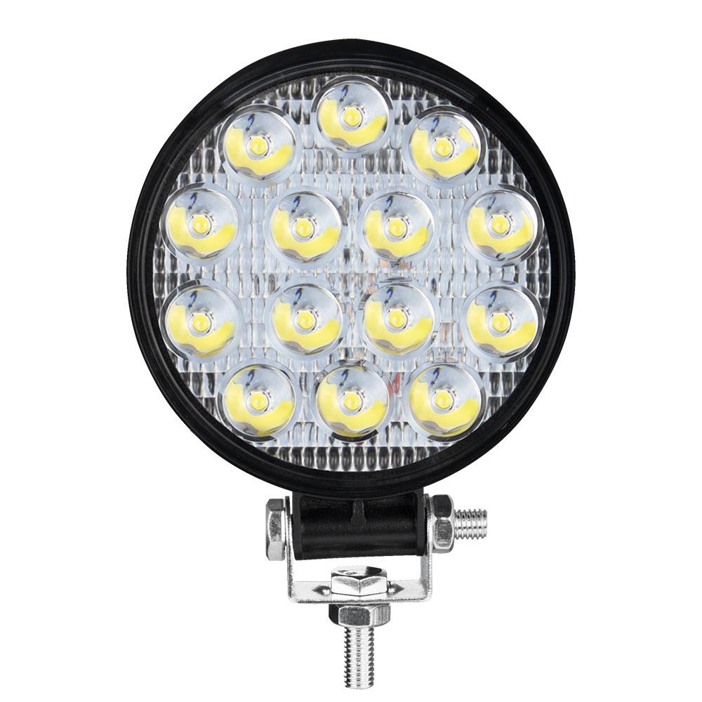 

14LED 42W Car SUV Off-Road Round Spotlight Waterproof Vehicle Super Bright Headlight Type A