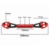 Motorcycle Accessories Lamp Bracket Aluminum Alloy Material Compact Size Fade Resistant Multiple Installations