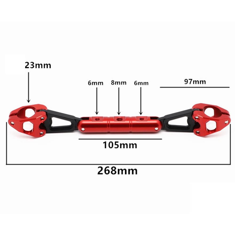 Motorcycle Accessories Lamp Bracket Aluminum Alloy Material Compact Size Fade Resistant Multiple Installations
