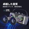 HolyCrab Karaoke Set [New Design] with Enhanced Treble and Bass, Bluetooth 5.3, Two Wireless Microphones, Dual Passive Radiators, RGB LED Rhythm