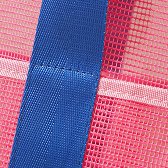 Beach Mesh Bag Large Capacity with Reinforced Bottom Tote Holds Wet Swimsuits Foldable Travel