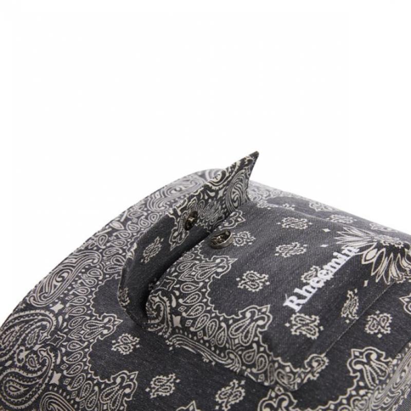 Rheemin Paisley Bucket   Charcoal Black