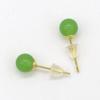 Earrings Green Bead Stud Earrings   Earrings Korean Style Earrings Female Earrings