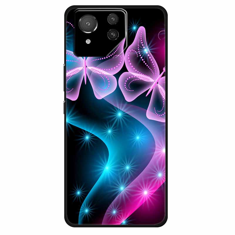 For Asus ROG Phone 8 Case Lovely Soft Silicone Lion Fundas For ASUS Rog Phone 8 Pro Cover Marble Cat Phone8 8pro Protector Bag