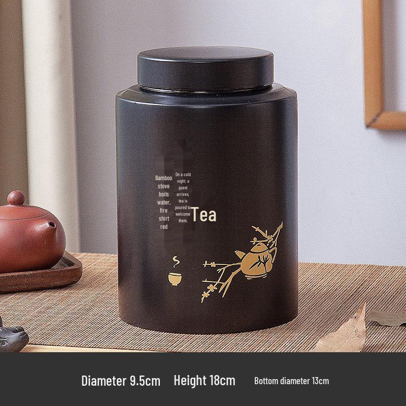 Premium Stainless Steel Tea Storage Canister