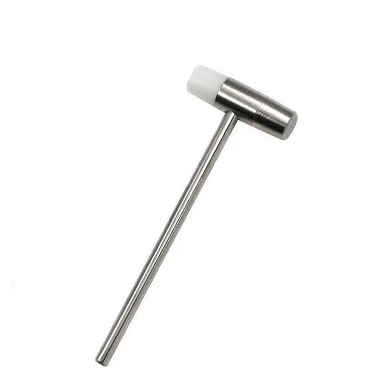 Compact Double-Headed Rubber Hammer for Watch Repair and DIY Projects