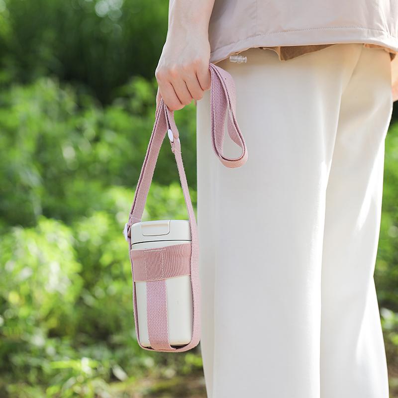 Outdoor Portable Beverage Bottle Strap, Insulation Cup Cover, Crossbody Portable Water Bottle Bag, Canning Cup Protector