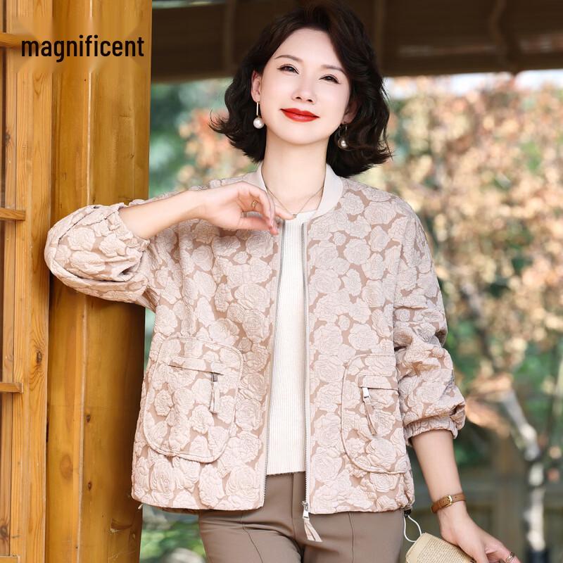 

Rong Hua 2026 Women s Casual Spring/Autumn Baseball Jacket 2XL