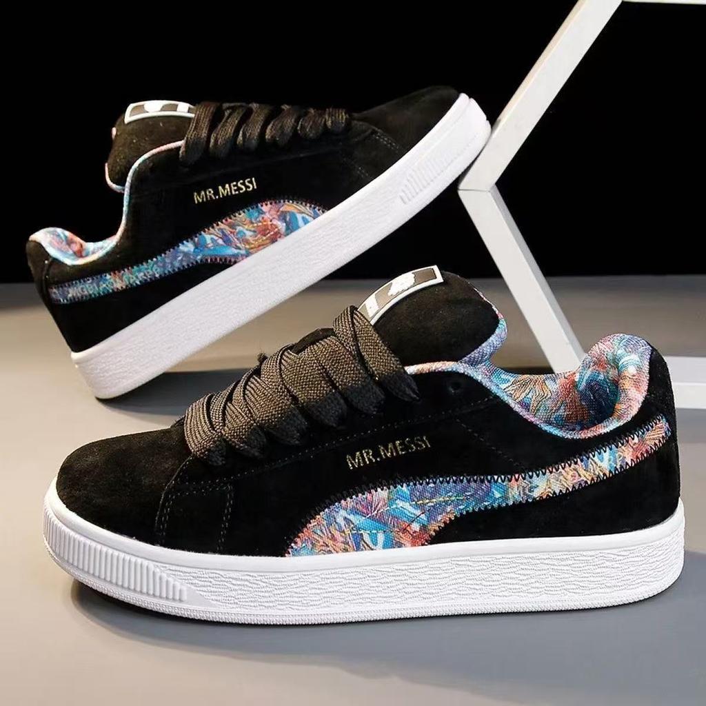 Niche retro classic couple bread shoes soft-soled student casual board shoes