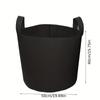 1 Pc Non-woven Balcony Planting Bag - Green Gray Felt Plant Bag, Ideal for Roses, a Beautiful Green Plant Beautification Bag