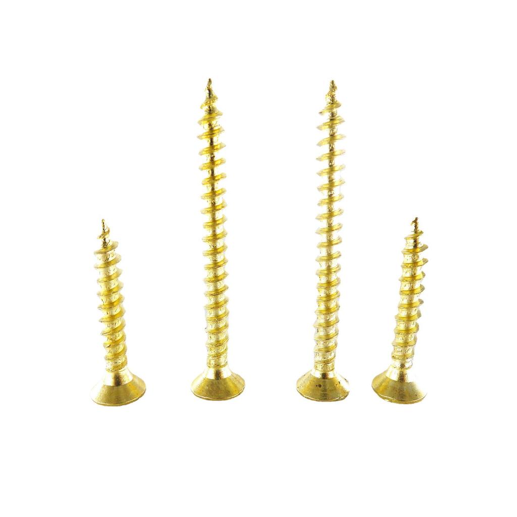 Gold-Plated KA Cross Countersunk Self-Tapping Screws, Copper-Plated Hinges, and Flat-Head Self-Tapping Nails (M2-M4)