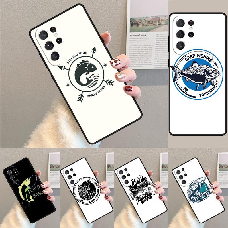 Carp Fishing Phone Case for Samsung Galaxy Note 10 Pro S26 Ultra S23 S24 FE S25 S21 S22 PLUS Shockproof Cove