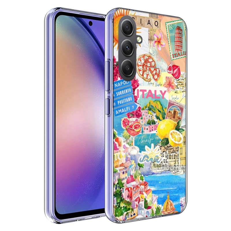 Meereslandschaft Wein Zitrone Handyhülle für Samsung A17 A37 A57 A07 A16 A26 A36 A56 A06 A02S A12 A22 A32 A52S A04S A14 A24 A34 A54