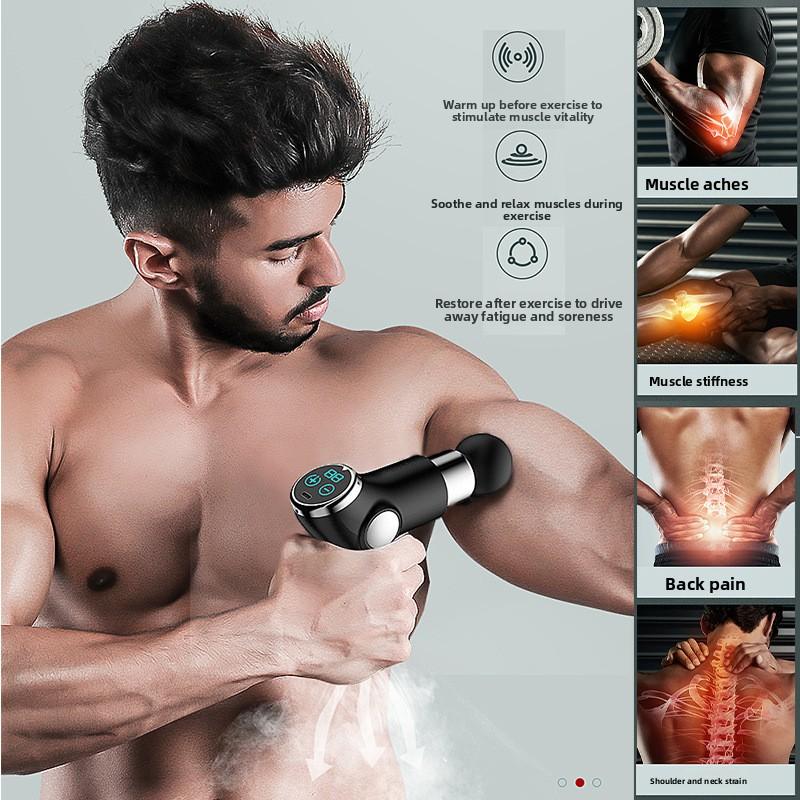 Mini Massage Faszienpistole Haushalt Muskelentspannungsmassagegerät Nacken Faszienpistole Fitness Artefakt Elektrische Massagepistole