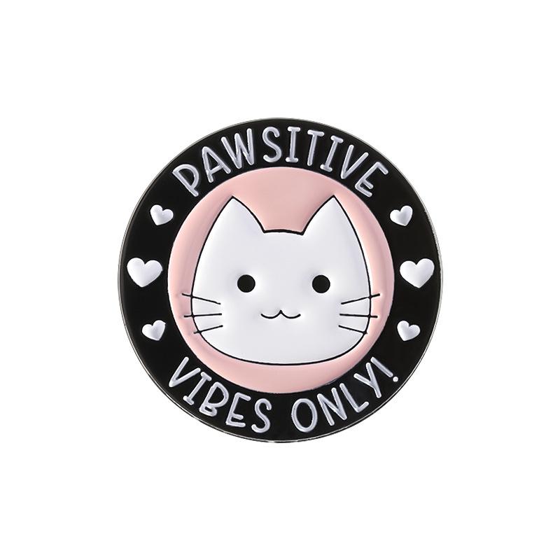 Adorable Kitten Enamel Lapel Pin - Cat Lover Collection