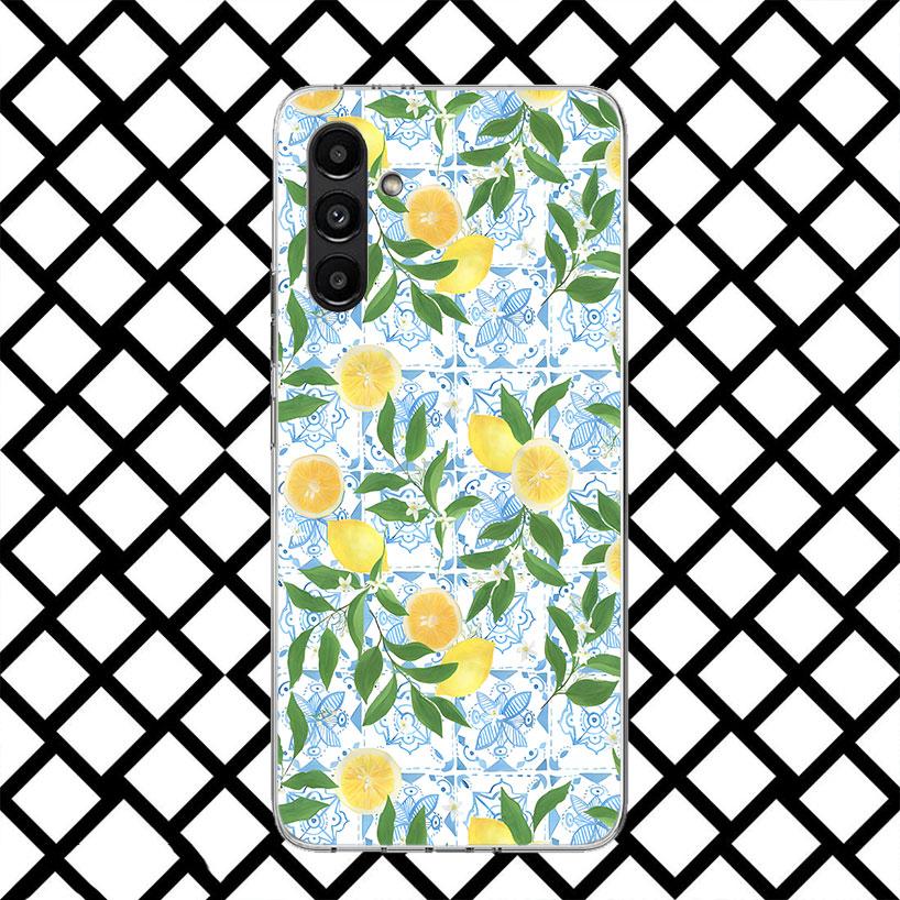 Summer Fruits Lemon Phone Case for Samsung Galaxy A17 A37 A57 A16 A26 A36 A56 A15 A25 A35 A55 A14 A24 A34 A54 A13 A23 A33 A53 Ga