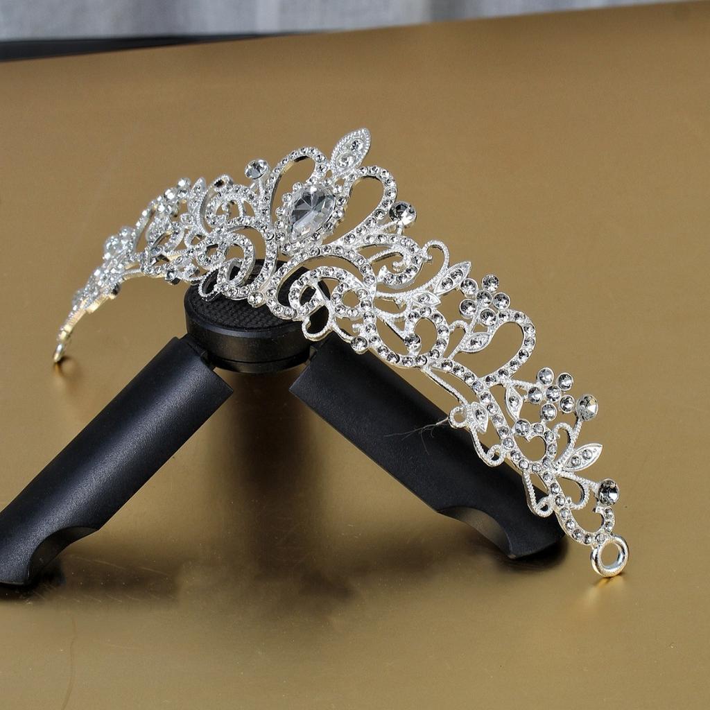 Bridal Tiara, Big Crown Wedding Accessories, Hair Accessories, Rhinestone Headband, Wedding Accessories