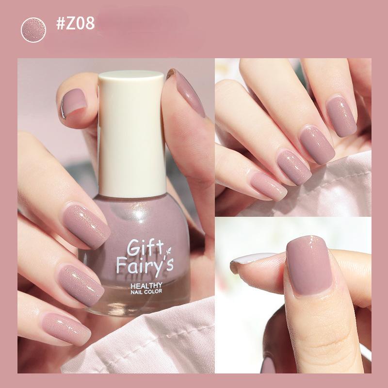 Nail Polish No Baking Long-lasting Water-based Tearable Quick-drying Nail Polish