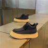 Autumn and winter new light luxury high-end ruffian handsome fried street shoes velvet warm cotton shoes casual shoes
