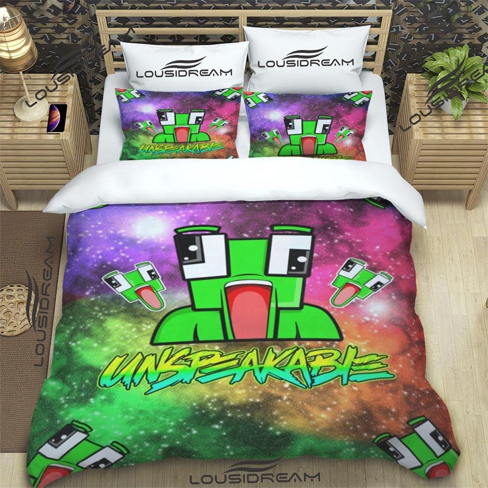 Cartoon Funny Play Unspeak.able Bedding Set Bedroom Soft Bedspreads for Bed Comefortable Duvet Cover Quilt and Pillowcase