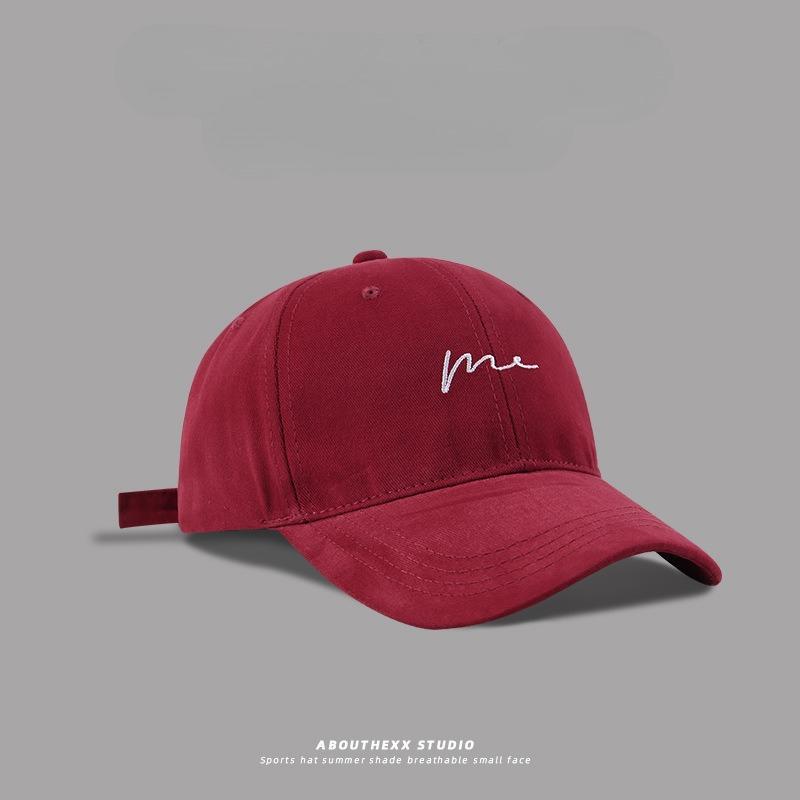 Oversized "me" Embroidered Baseball Cap, Big Head Friendly Adjustable Soft Cotton Dad Hat for Men & Women