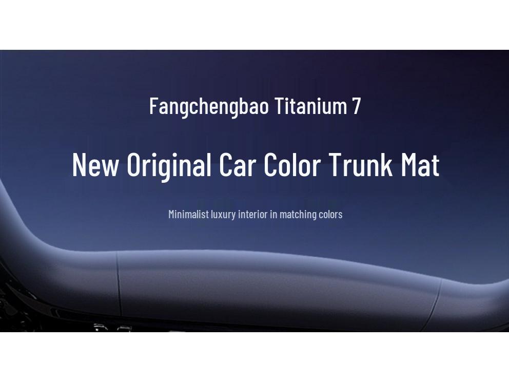 BYD Leopard Titanium 7 Full Coverage Trunk Mat 2025 - Interior Car Accessory