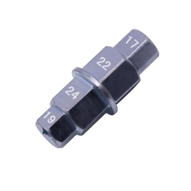 Tool for Motorcycles 3/8” Inch Allens Socket Front Wheel Hubs Spindle Adapter 17mm 19mm 22mm 24mm