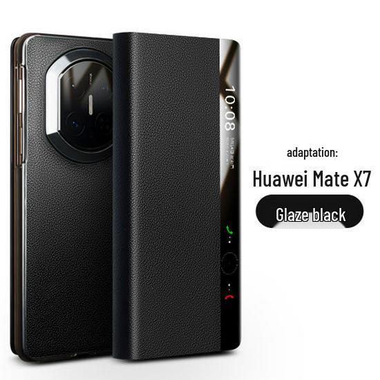 Qiali Huawei Mate X7 Sběratelská edice Originální kožené výklopné pouzdro