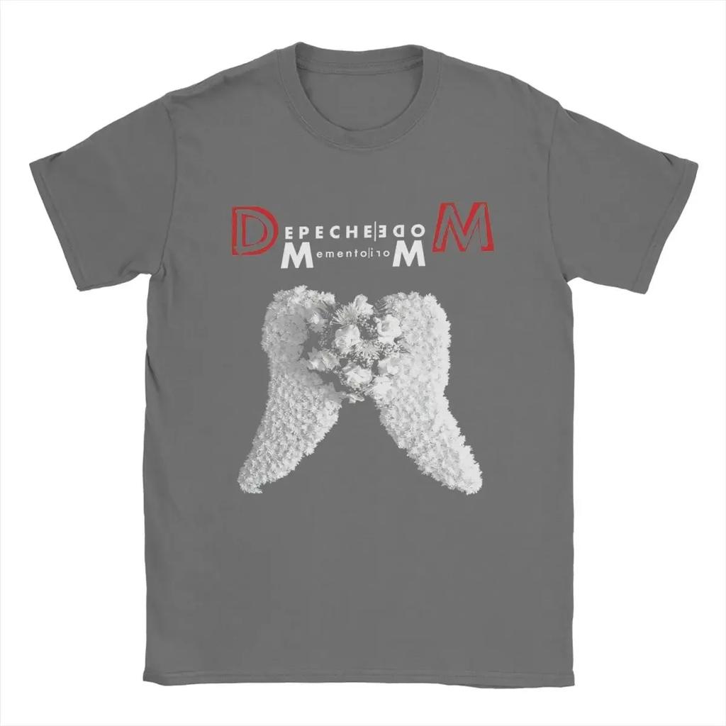 2025 Hipster Depeches Coole Moden T-Shirts für Männer O-Ausschnitt Reine Baumwolle T-Shirts Kurzarm Tees Sommer Tops Herrenbekleidung T-Shirt