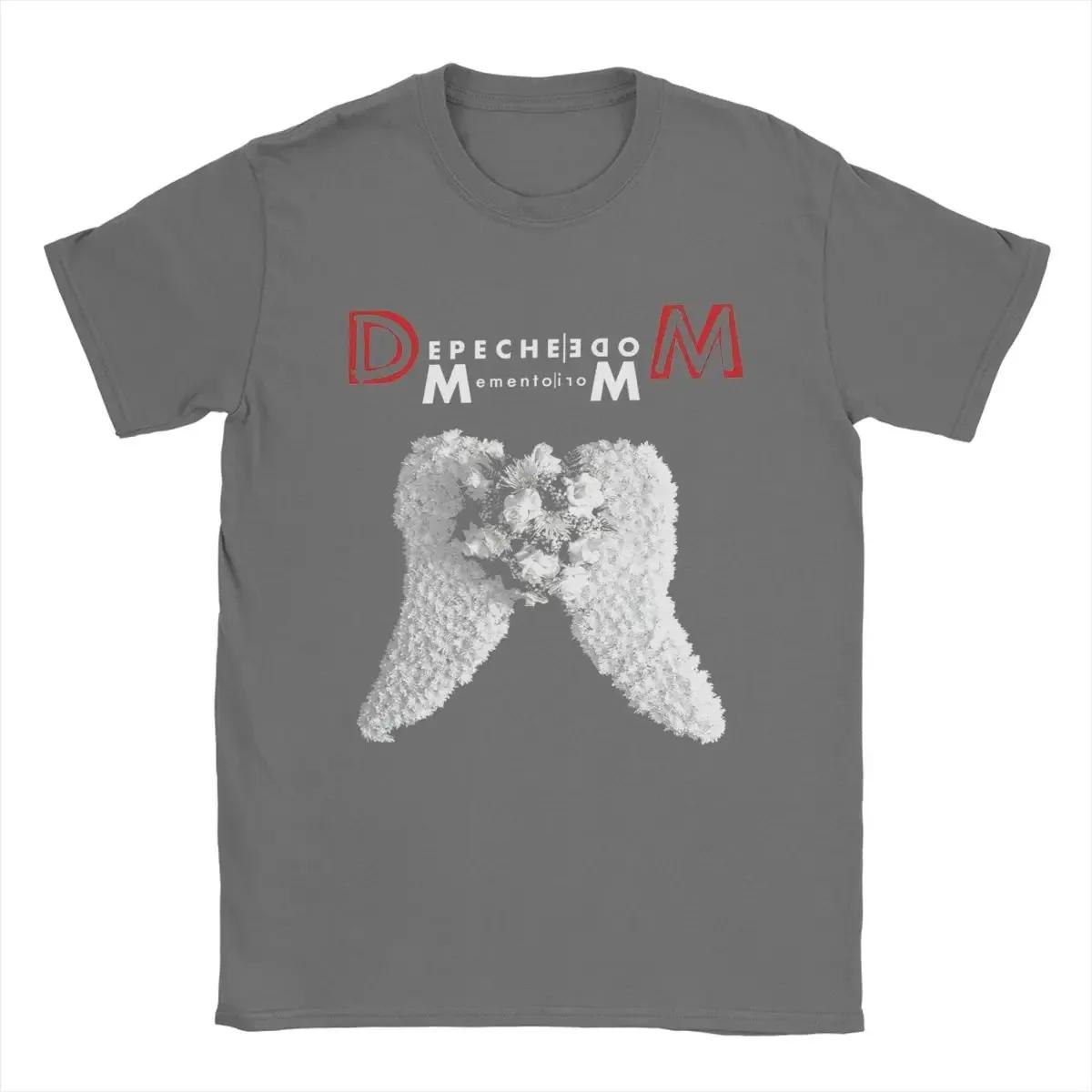 

2025 Hipster Depeches Cool Modes T-Shirts for Men O Neck Pure Cotton T Shirts Short Sleeve Tees Summer Tops Men Clothing T Shirt 4XL