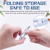 Mini Folding Scissors Simple Portable Paper Cutter Student Stationery Scissor Outdoor Camping Supplies Multifunction Keychain