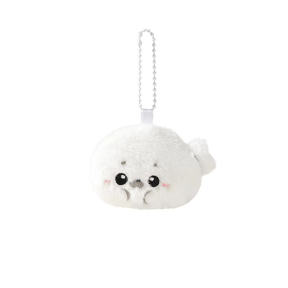 Ocean Animal Baby Seal Plush Toy Bag Pendant Seal Plush Keychain Little Seal Doll  Kids Toy