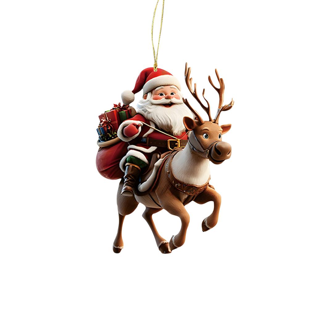 2D Platte Acryl Kerstversieringen Huisdecoratie