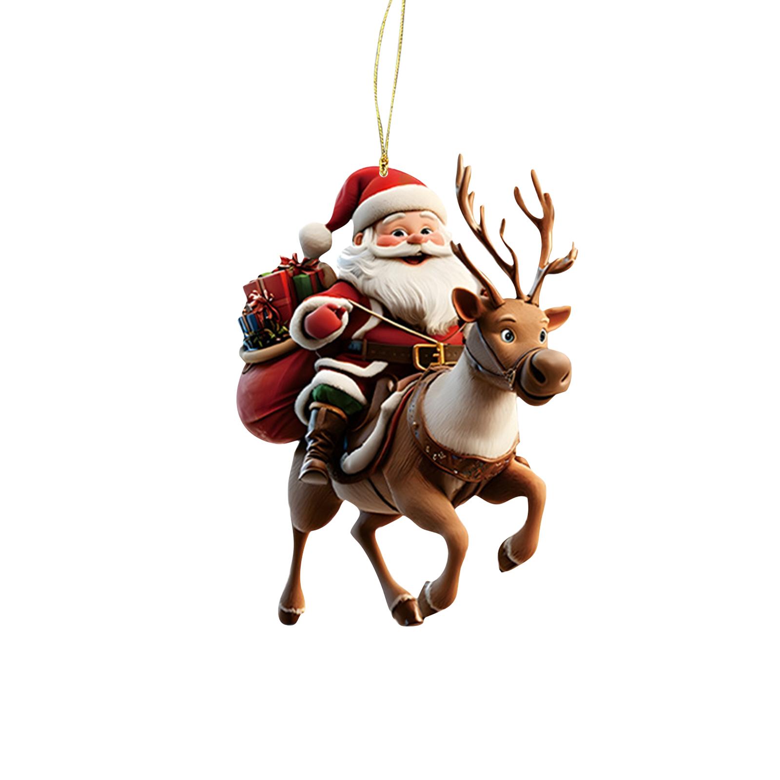 2D Плоские Акриловые Рождественские Украшения Домашний Декор One Size