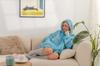 Blanket sweatshirt tv long women's men's blanket sweatshirt bedspread gift for a girl