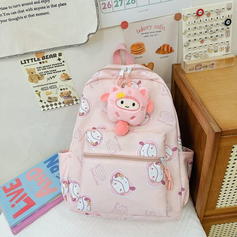 New Winter Student Backpack Cute Kindergarten Baby Small Backpack Cartoon Backpack For High School And Junior High School Students
