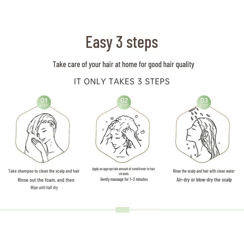 ZIYUAN Sapindus Oil Control Refreshing Conditioner 2-Pack