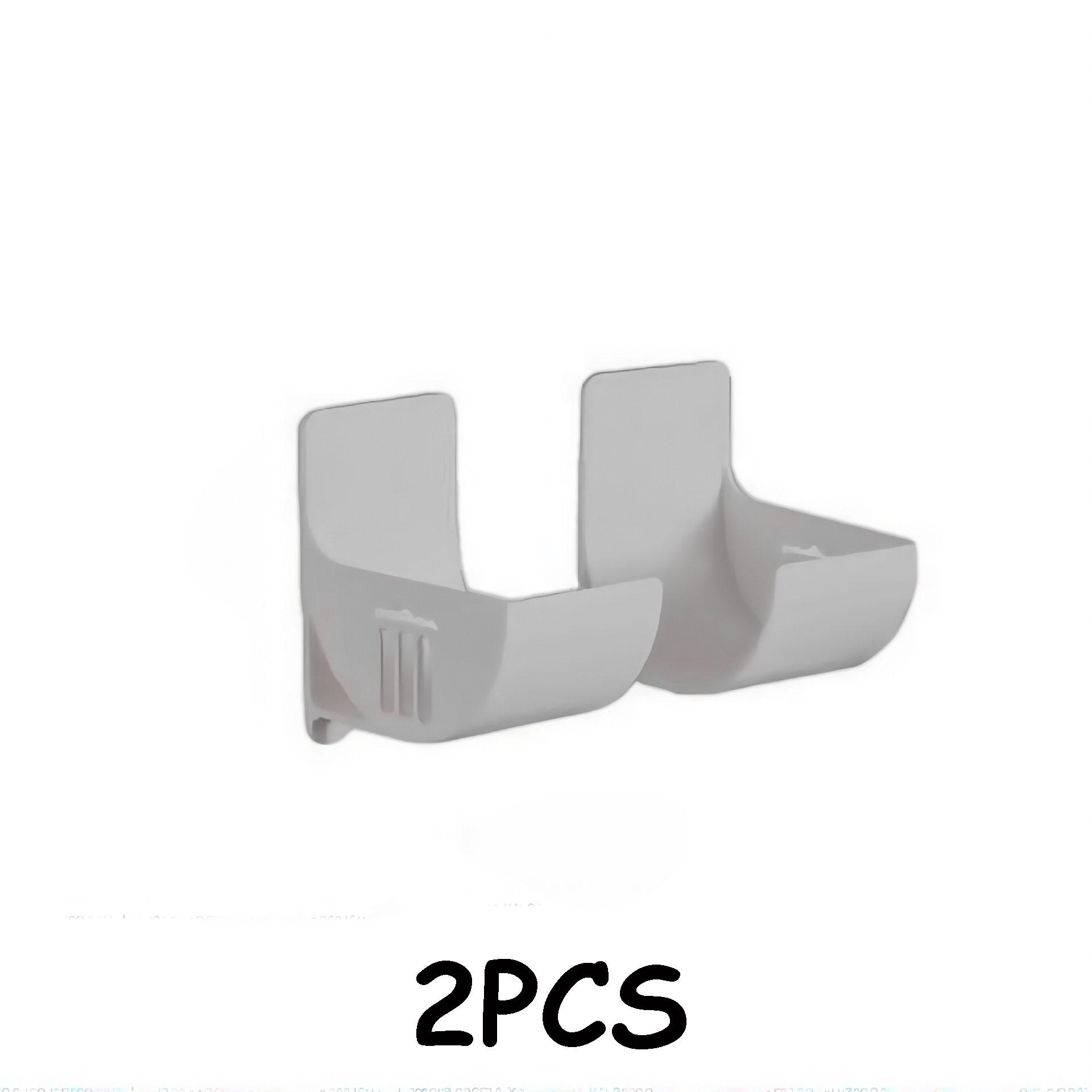 2Pcs No Punching Trash Bag Dispenser Plastic Bag Holder, Multifunctional Storage Rack Cling Film Trash Bag Cabinet Organizer