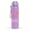 1PC Mom You Are So Loved Text Pattern 750ml Color Plastic Sports Water Bottle Leakproof Flip Straw Lid Suitable for Sports Office Home Use