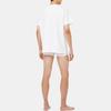 Calvin Klein Letter Print Comfortable Round Neck Short Sleeve Pajama Top Men Tops White NM2748-100