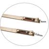 1 paio 4mm 5mm Larghezza Molla Metallo Occhiali Aste Gamba Occhiali Asta Flessibile Con Punta Accessorio di Ricambio T05W T04W