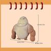 Stress Relief Squeeze Monkey Toy, Soft Squishy Gorilla Model for Kids & Adults, Premium Material