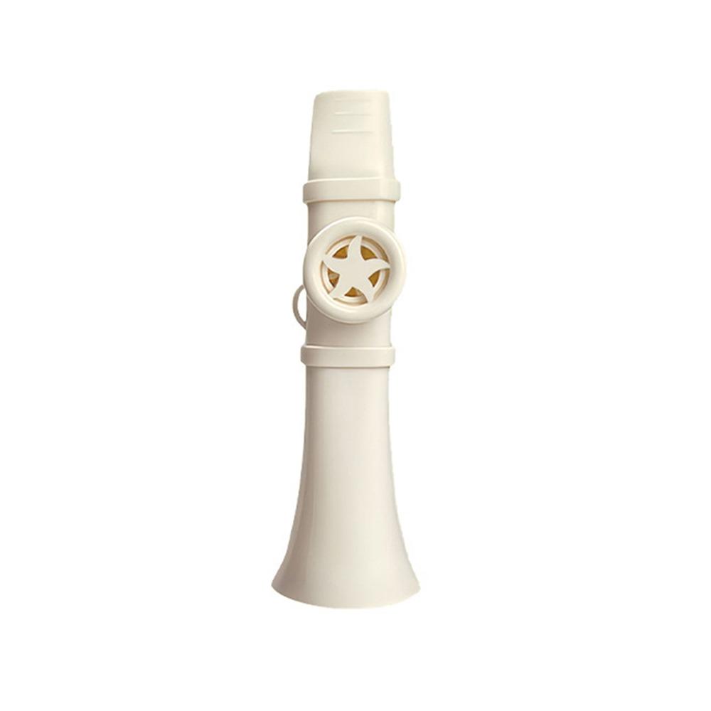 Plastic Body Professional Kazoo Portable Design Saxophone Style Instrument Boys Girls Gift белый