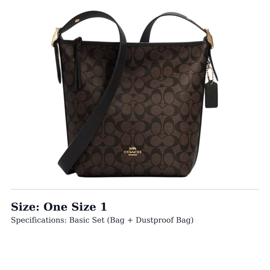 COACH Duffle PVC Crossbody Bags Women`s